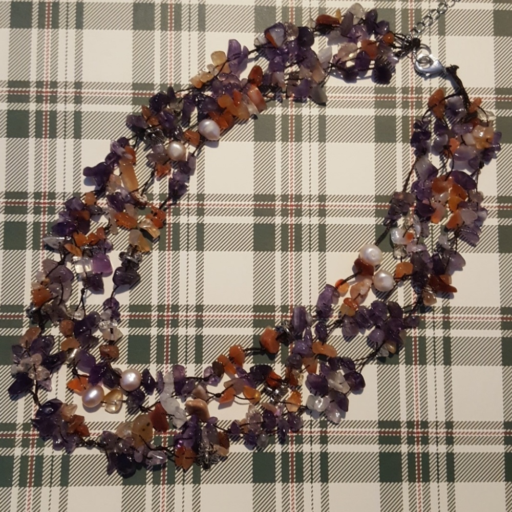 Amethyst Multi Gemstone Nacklace